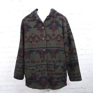 Weatherproof Vintage Aztec Print Sherpa 